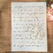 A4 Reusable Script Stamp Stencil for Painting - Vintage Paragraph Letters Layering Template, DIY Wall Art, Wood Furniture, Scrapbook & Crafts (8.3x11.7inch)